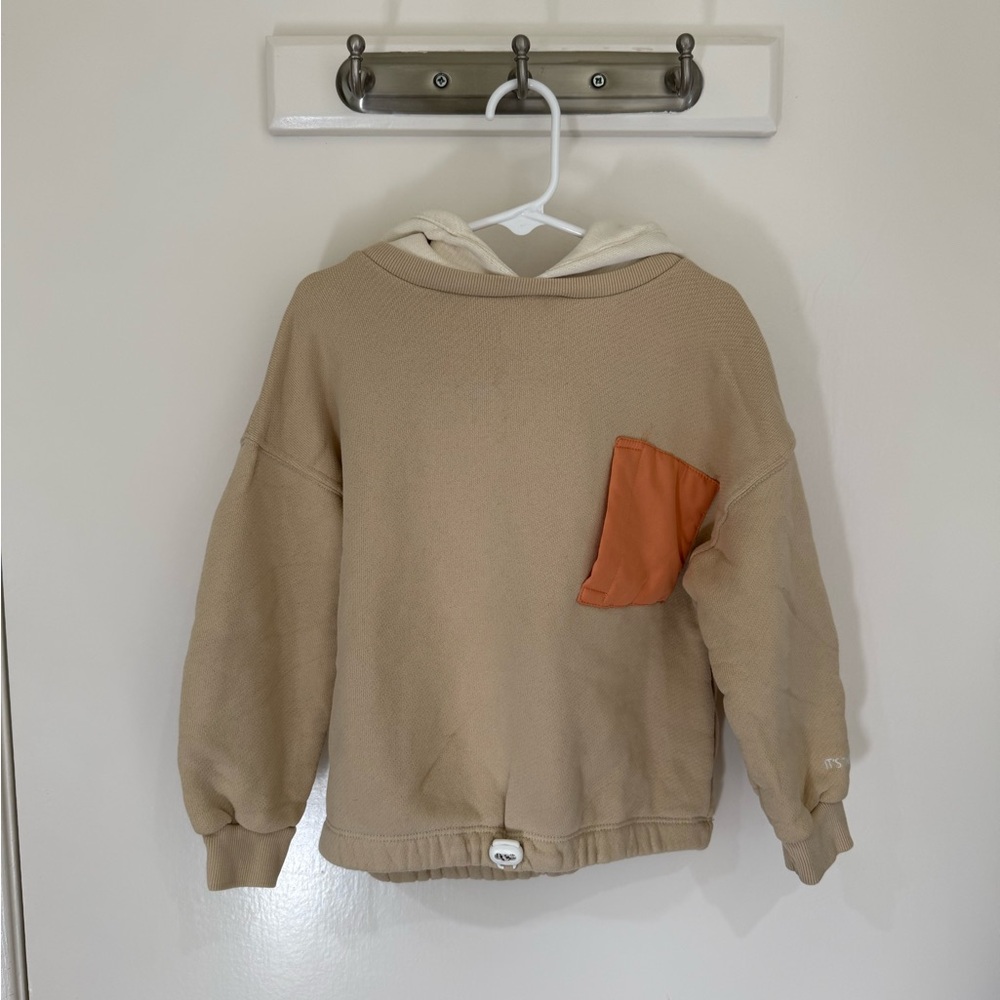 Zara Colorblock Hoodie Sweatshirt 4-5 Years
